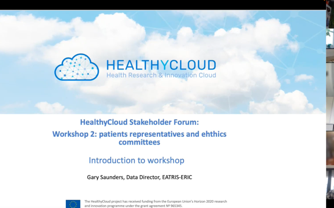 Second Stakeholder Forum with ELSI Experts and Patient Representatives to Develop the Health Research and Innovation Cloud Strategic Agenda
