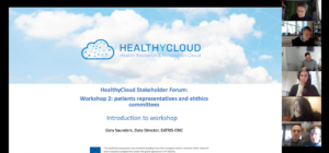 Second Stakeholder Forum with ELSI Experts and Patient Representatives to Develop the Health Research and Innovation Cloud Strategic Agenda